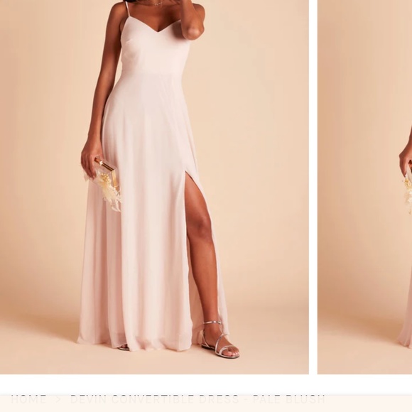 Birdy Grey pale blush bridesmaid dress - Picture 3 of 6